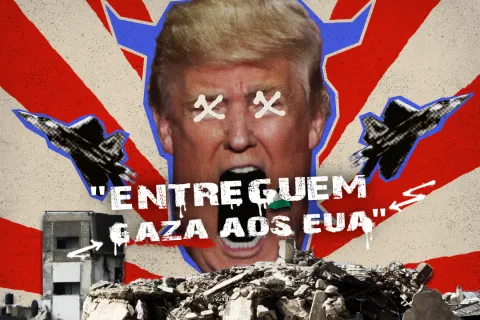 "ENTREGUEM GAZA AOS EUA": PROPOSTA DE TRUMP DESUMANIZA E PÕE EM CHEQUE SOBERANIA PALESTINA